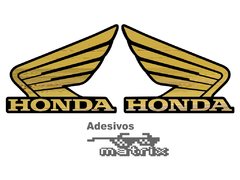 Adesivo asa Honda tanque CG 125 150 160 Start - Adesivos Matrix