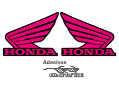 Adesivo asa Honda tanque CG 125 150 160 Start - Adesivos Matrix