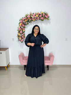 Vestido Maira - Preto Tam 48 na internet