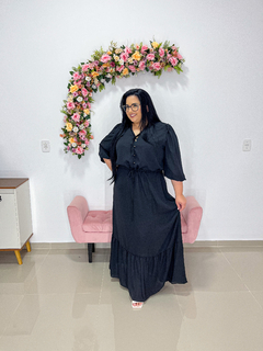 Vestido Maira - Preto Tam 48 - comprar online