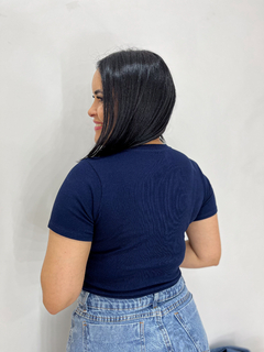 Blusa Rúbia - Azul Tam Único (36 ao 44/46) - comprar online