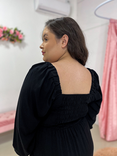 Vestido Cíntia M/L - Preto Tam Único Plus Size na internet