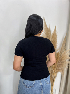 Imagem do Blusa Jane - Preto Tam Único 38 ao 42 e GG (44/46) -