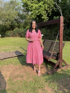 Vestido Marília - Pink - Tam P