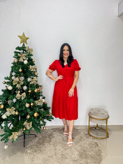 Vestido Julieta - Vermelho Tam M - comprar online