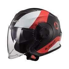 casco abierto ls2 verso single mono matt black en internet