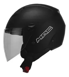 Casco para moto abierto MAC Helmets Beat MAC607211113 negro mate mate