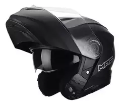 Casco Moto Rebatible Mac Ls2 Rock Solid Negro Mate - comprar online