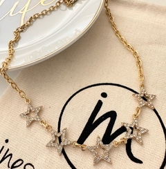 Collar golden Stars