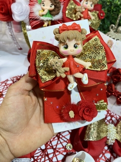 Laço infantil luxo natal na internet