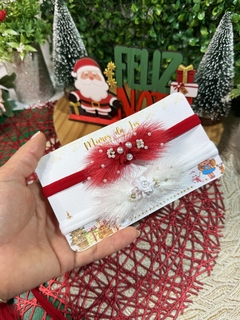 Faixinha Pompom de Natal baby - comprar online