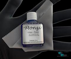 Monzi Limpa Prata 35ml & Flanela Mágica