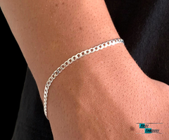 Pulseira Grumet 3mm/20cm | Prata 925