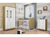 Quarto completo Bebê Tedy Moveis Peroba MDF 03 portas