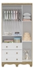 Quarto completo Bebê Tedy Moveis Peroba MDF 03 portas - comprar online