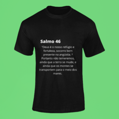 Camiseta do Salmo 46 - preta