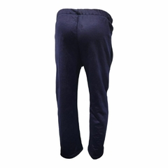 Pantalón Recto de acetato azul marino - comprar online