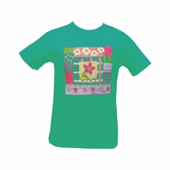 Remera manga corta estampa patch - tienda online