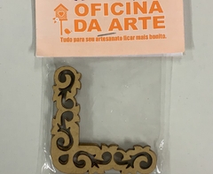 APLIQUE DE CANTONEIRA 2 UNIDADES MDF OA280