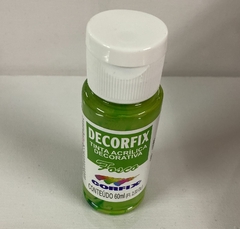 TINTA ACRÍLICA DECORATIVA DECORFIX 60ML 369 MAÇÃ VERDE