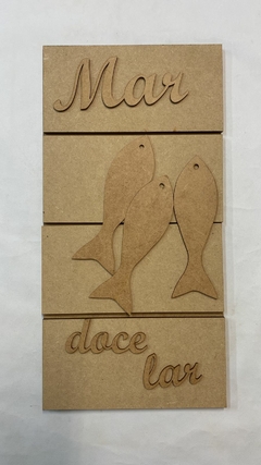 PLACA DECORATIVA MAR DOCE LAR OA645