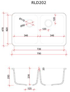 Cuba Farm Sink - RLD202-FARM - i-concept | Grupo Infinita Concept