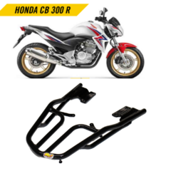 Bagageiro Tube Honda CB300 R 2009/2015 Reforçado Preto - comprar online