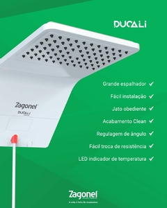 Ducha Ducali Eletronica 127v - 220v - Branco - comprar online