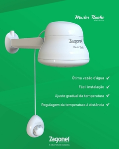 Ducha Eletronica Master Banho 127v 5500w - 220v 7500w - Branco - comprar online