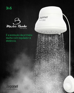 Ducha Eletronica Master Banho 127v 5500w - 220v 7500w - Branco