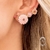 EARCUFF FLORES ROSA - comprar online