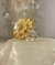 Anel flor Diamante Fancy Yellow - comprar online