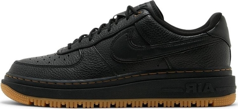 Nike air force 1 cheap low black gum sole