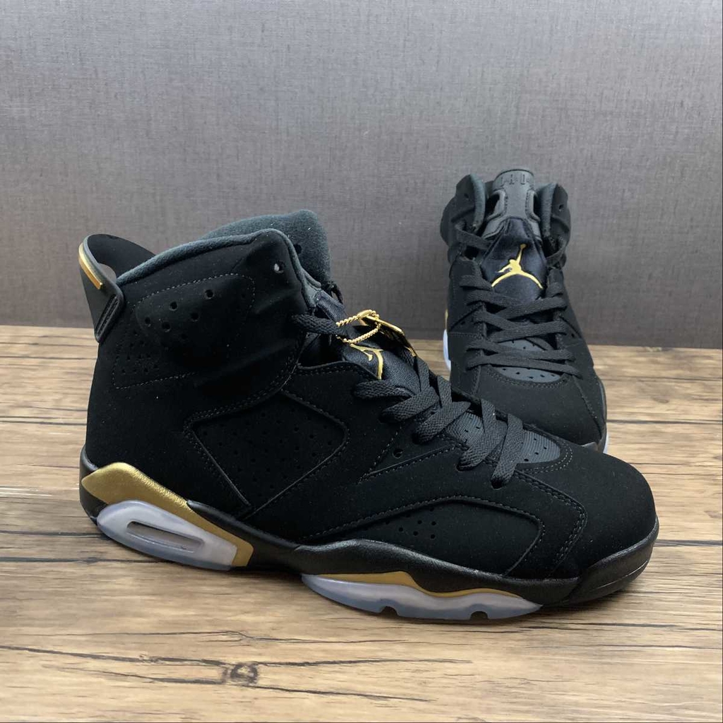 Jordan 6 retro black cheap and gold