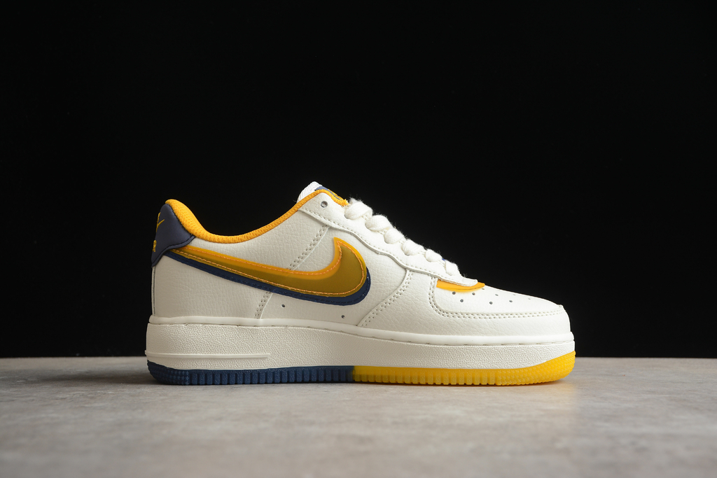 Yellow nike sale shoes air force