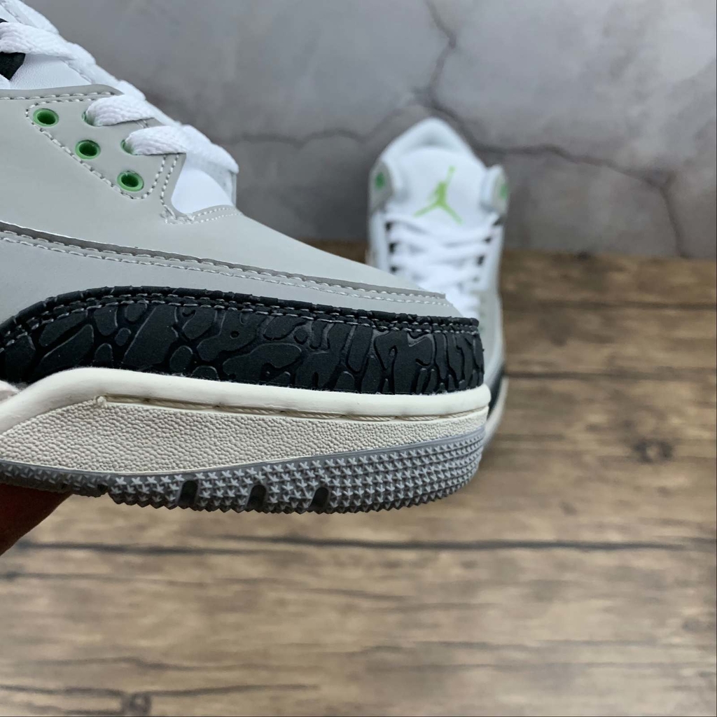 Jordan 3 hot sale chlorophyll release