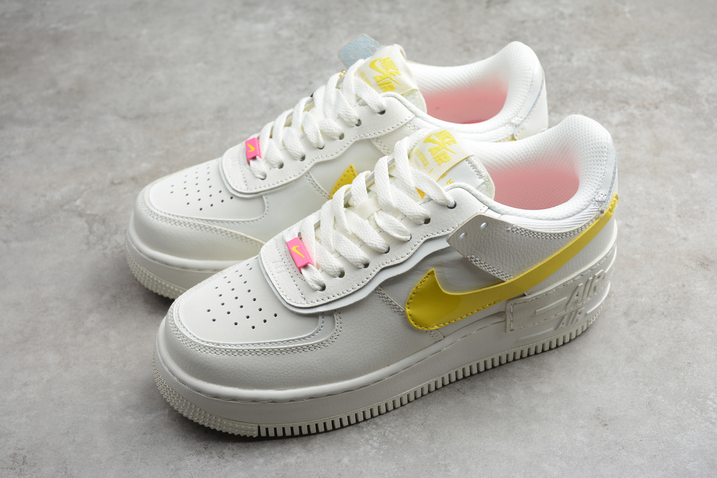 Nike air store yellow and white