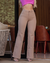 CALÇA JEANS FEMININA WIDE LEG TRADIC CAPUCCINO ELEGANTE