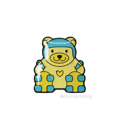 Dije Multiusos Skate Bear (Sky Blue) - Priscila Tnd SHOP