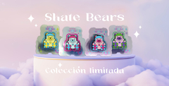 Imagen de Caja de 4 Dijes Skate Bears*