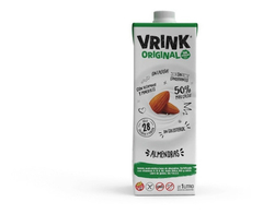 Leche de almendras Vrink original Sin azúcar x 1 Lt