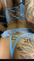 Lingerie com frase Toda sua azul - comprar online