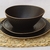 Bowl black panal 21x9 cm