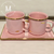 taza jarro rosa asa y detalles oro 9x10,5x14 cm en internet
