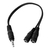 Cable audio adaptador 2 plug a plug 3,5mm Varias marcas