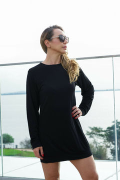 Vestido Over VICENZA - Black Volpe