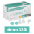 Agulha Para Insulina 4mm (32G) UNIQMED - comprar online