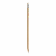 Lápis apontado com borracha. Grau de dureza: HB. ø7 x 190 mm - comprar online