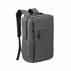 Mochila personalizada para notebook em nylon e com bolso forrado - Mkt Brindes Personalizados 