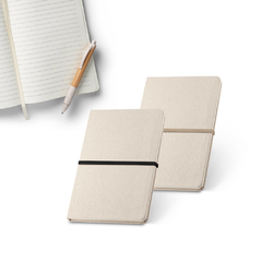 Caderno com capa dura em linho e Cantos redondos personalizada com seu logo - comprar online